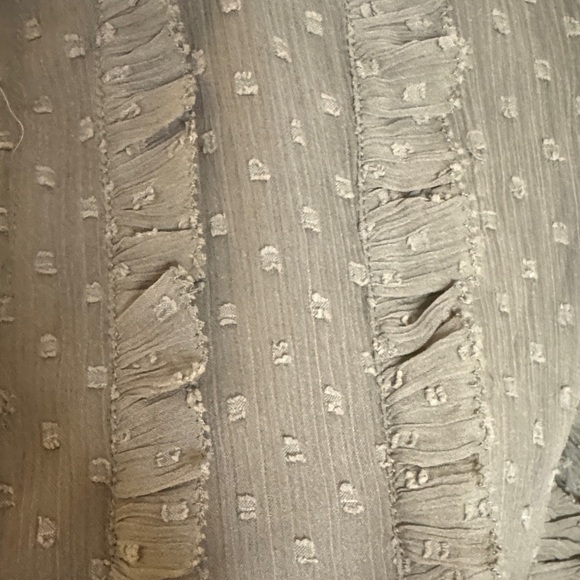 LOFT Olive Ruffle Detail Blouse - Picture 4 of 5